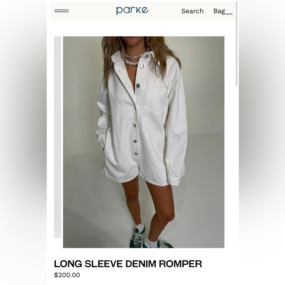 COPY - Parke Denim Romper